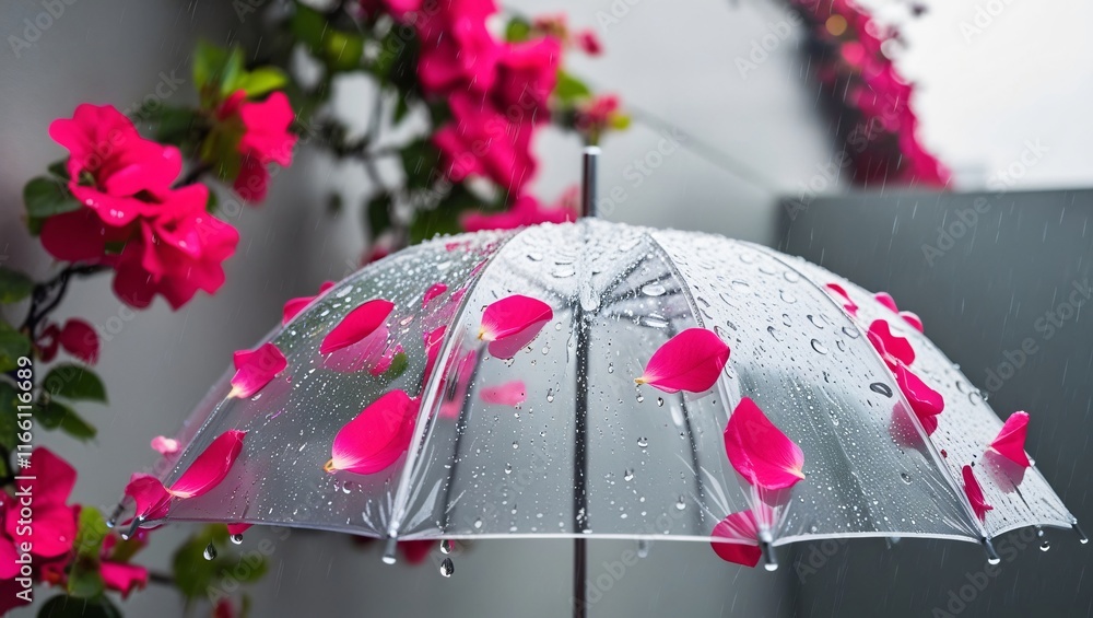 umbrella and rain