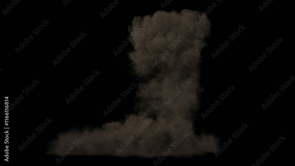 A fiery explosion erupting with bright orange flames and thick black smoke on a transparent background perfect for VFX compositing film production and digital visual effects A fiery explosion erupting with bright orange flames and thick black smoke on a transparent background perfect for VFX compositing film production and digital visual effects
