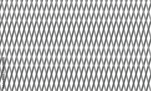 Seamless pattern with twisted lines, vector linear tiling background, stripy weaving, optical maze, twisted stripes. Black and white design.