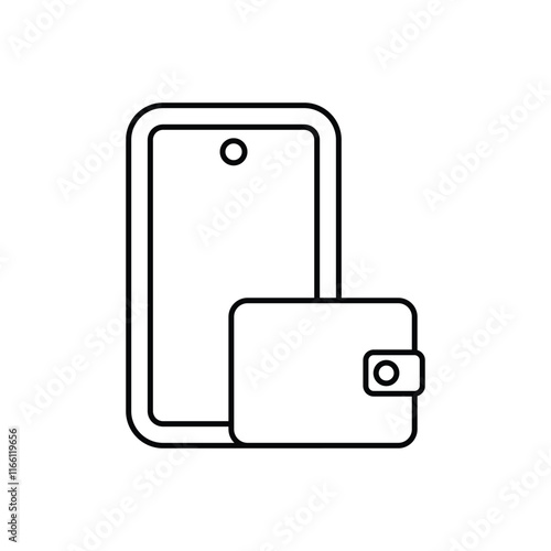 Digital Wallet vector icon