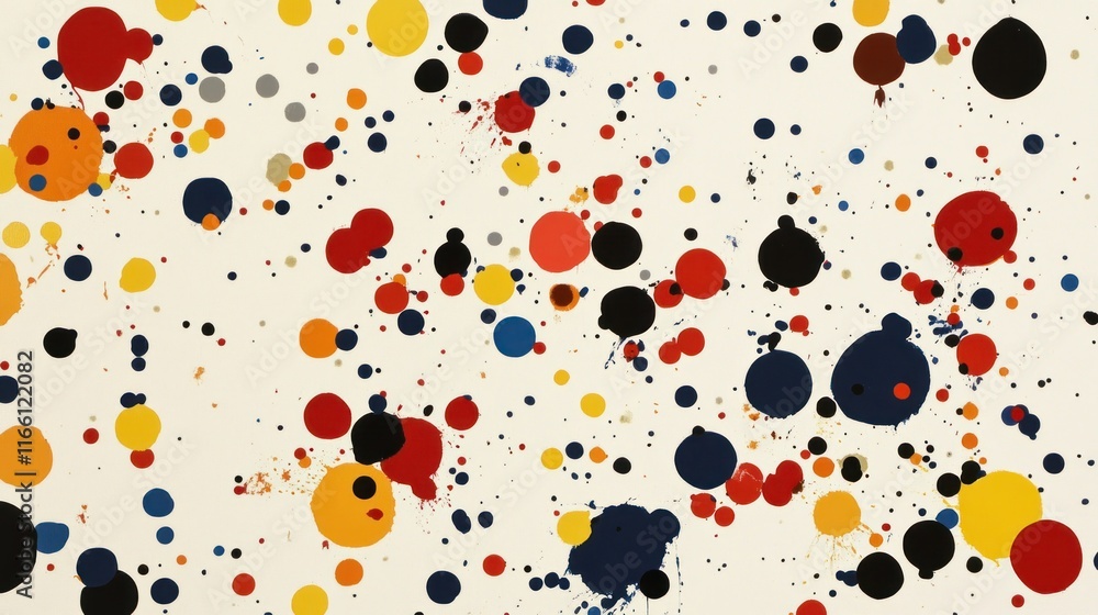 Abstract composition of colorful circles on a light background, evoking a playful atmosphere. Abstract composition of colorful circles on a light background, evoking a playful atmosphere.