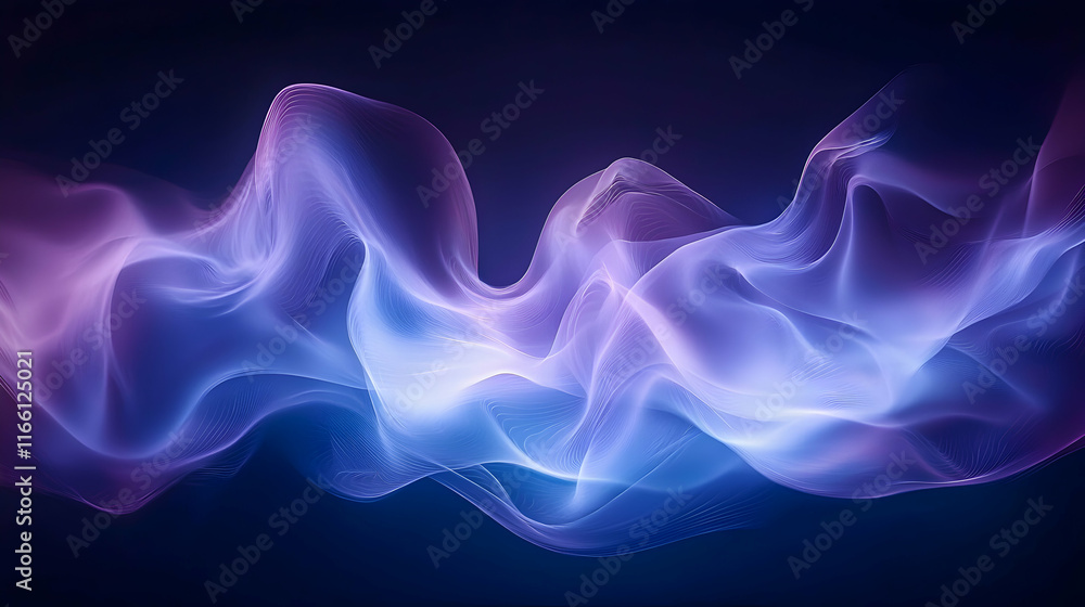 Abstract flowing waves of vibrant blue and purple hues; perfect for backgrounds, websites, or digital art projects. Abstract flowing waves of vibrant blue and purple hues; perfect for backgrounds, websites, or digital art projects.