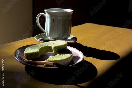 soft bread and tea drinks