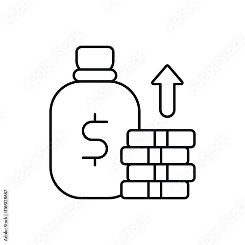 Venture Investment vector icon