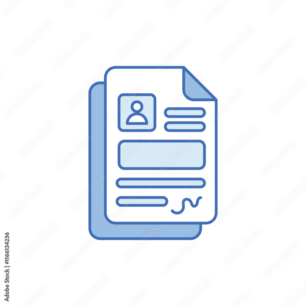 Signing Contracts vector icon