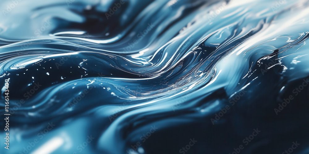 Abstract blue water wave texture, fluid motion artistic background Abstract blue water wave texture, fluid motion artistic background