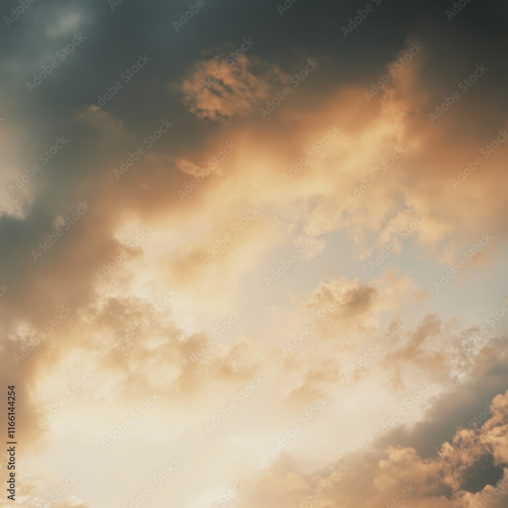 Majestic Sunset Clouds Illuminating the Sky With Warm Hues During Late Afternoon Transitioning Into Evening Majestic Sunset Clouds Illuminating the Sky With Warm Hues During Late Afternoon Transitioning Into Evening