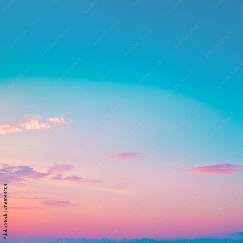 Stunning Sunset Casting Warm Hues Over a Serene Sky at Twilight With Soft Clouds Scattered Across a Tranquil Horizon Stunning Sunset Casting Warm Hues Over a Serene Sky at Twilight With Soft Clouds Scattered Across a Tranquil Horizon