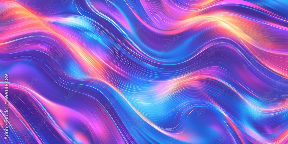 Colorful abstract wave pattern with vibrant gradients. Colorful abstract wave pattern with vibrant gradients.