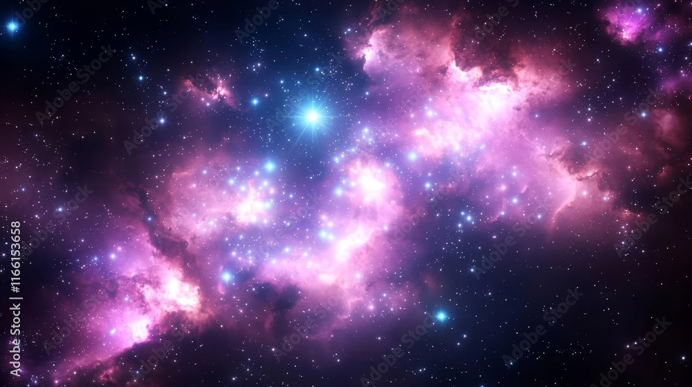 Skies nebula stars dimension concept. Vibrant cosmic nebula with stars and colorful gas clouds in space. Skies nebula stars dimension concept. Vibrant cosmic nebula with stars and colorful gas clouds in space.