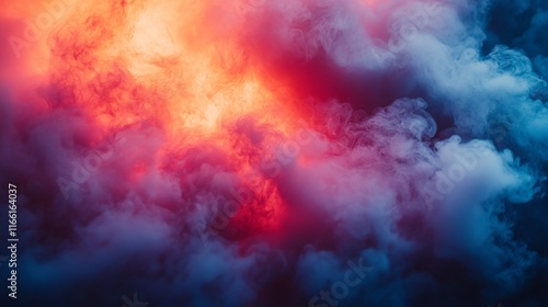 Wallpaper Mural Dramatic pink and blue clouds in the sky Torontodigital.ca