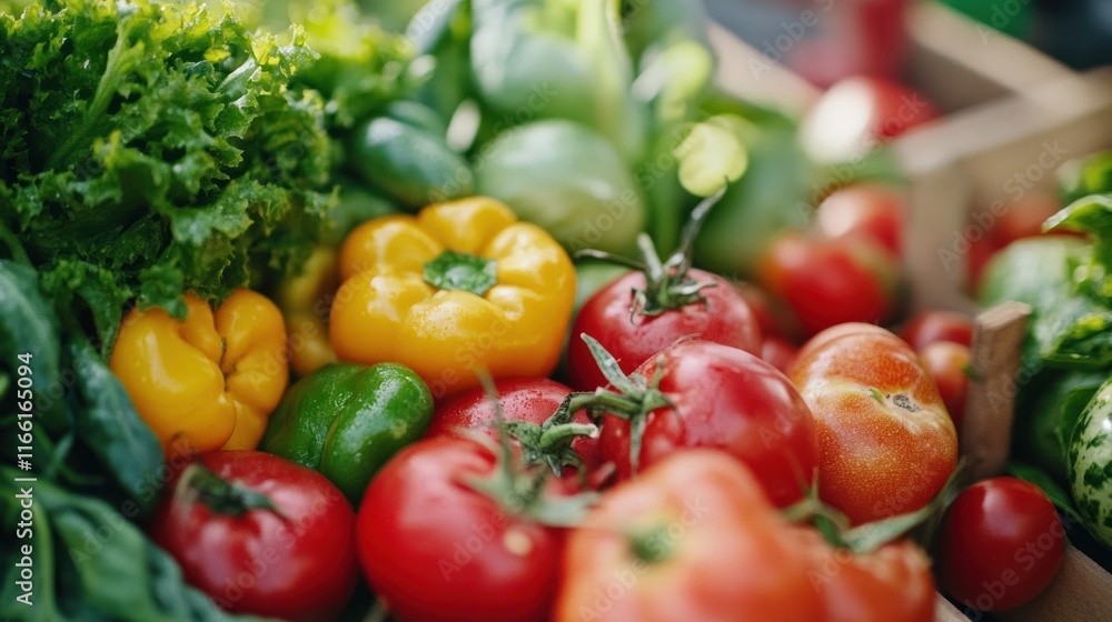 Vibrant Fresh Vegetables, Colorful Farm Harvest, Healthy Eating Vibrant Fresh Vegetables, Colorful Farm Harvest, Healthy Eating