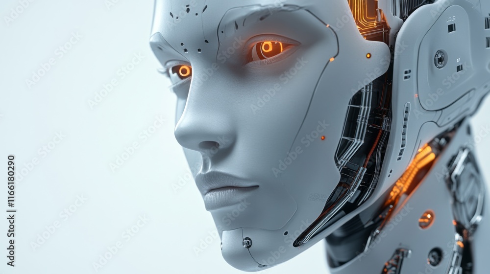 Modern Healthcare Robot with Vibrant Aesthetics Modern Healthcare Robot with Vibrant Aesthetics