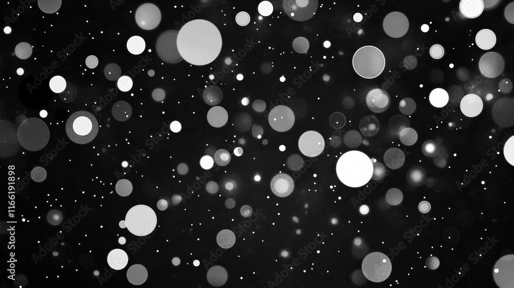Self-defense of particles on a dark background. Self-defense of circles and dots Self-defense of particles on a dark background. Self-defense of circles and dots