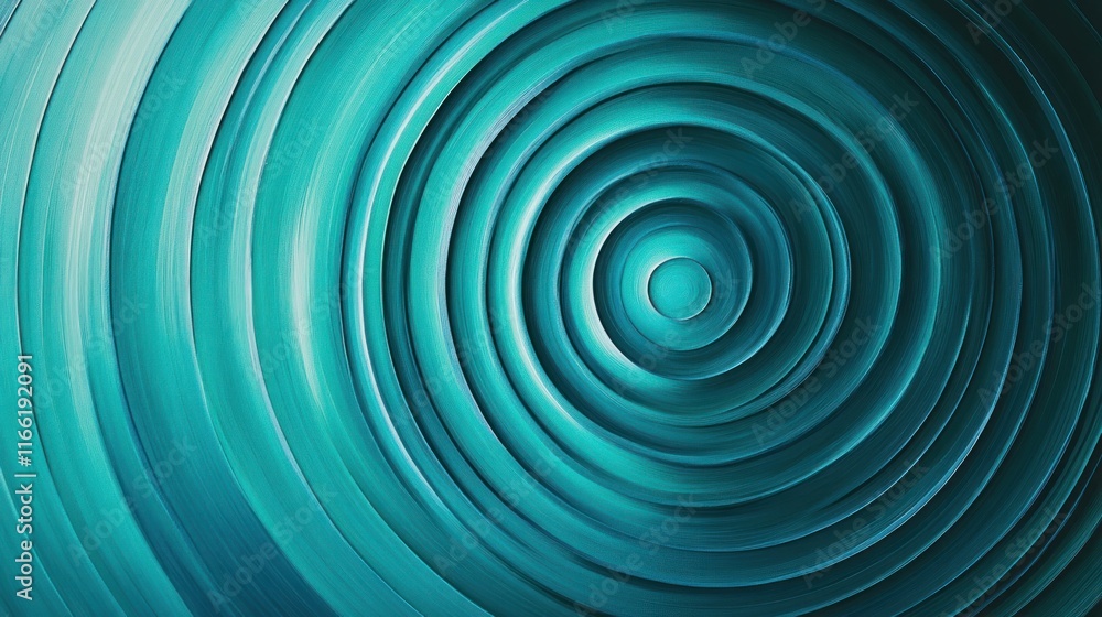Abstract image featuring concentric circles in varying shades of teal and blue. Abstract image featuring concentric circles in varying shades of teal and blue.