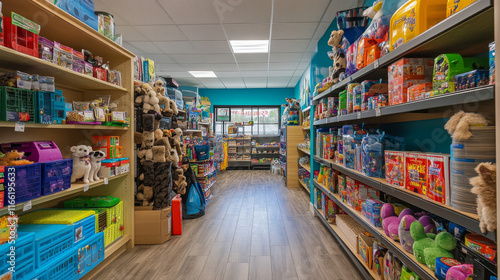 Wallpaper Mural Petshop. A petshop consists of sparks and fire. Festive bright fireworks. Decorative element for celebrations and holidays. Vector illustration. Torontodigital.ca