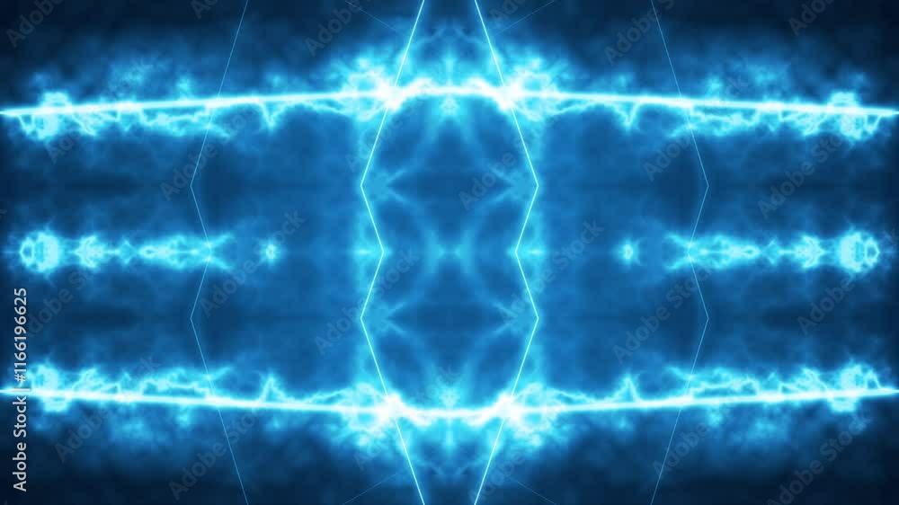 Abstract Neon Lights in a Dark Background Abstract Neon Lights in a Dark Background