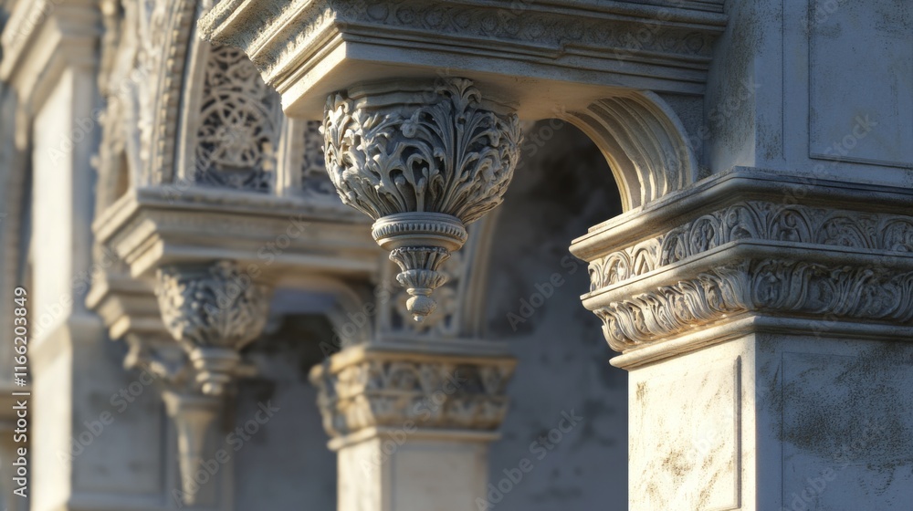 Classic Architectural Details with Soft Lighting Classic Architectural Details with Soft Lighting