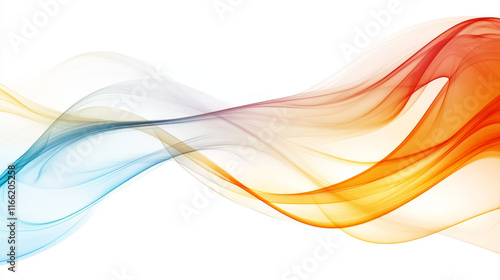 Abstract vector colorful background with transparent smoke