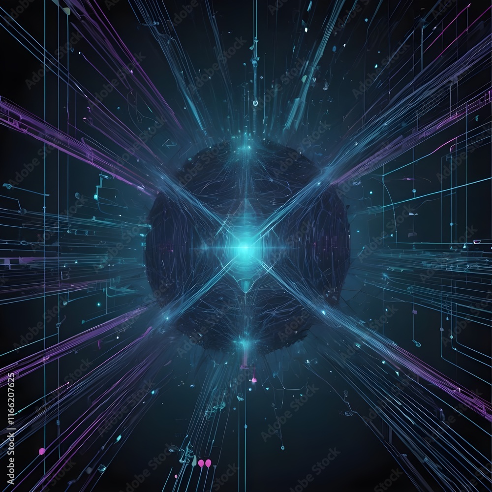 Obraz premium realms abstraction