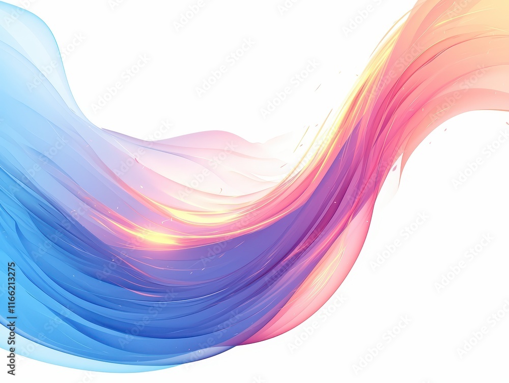 Abstract flowing waves in blue and pink tones, conveying motion and energy. Abstract flowing waves in blue and pink tones, conveying motion and energy.