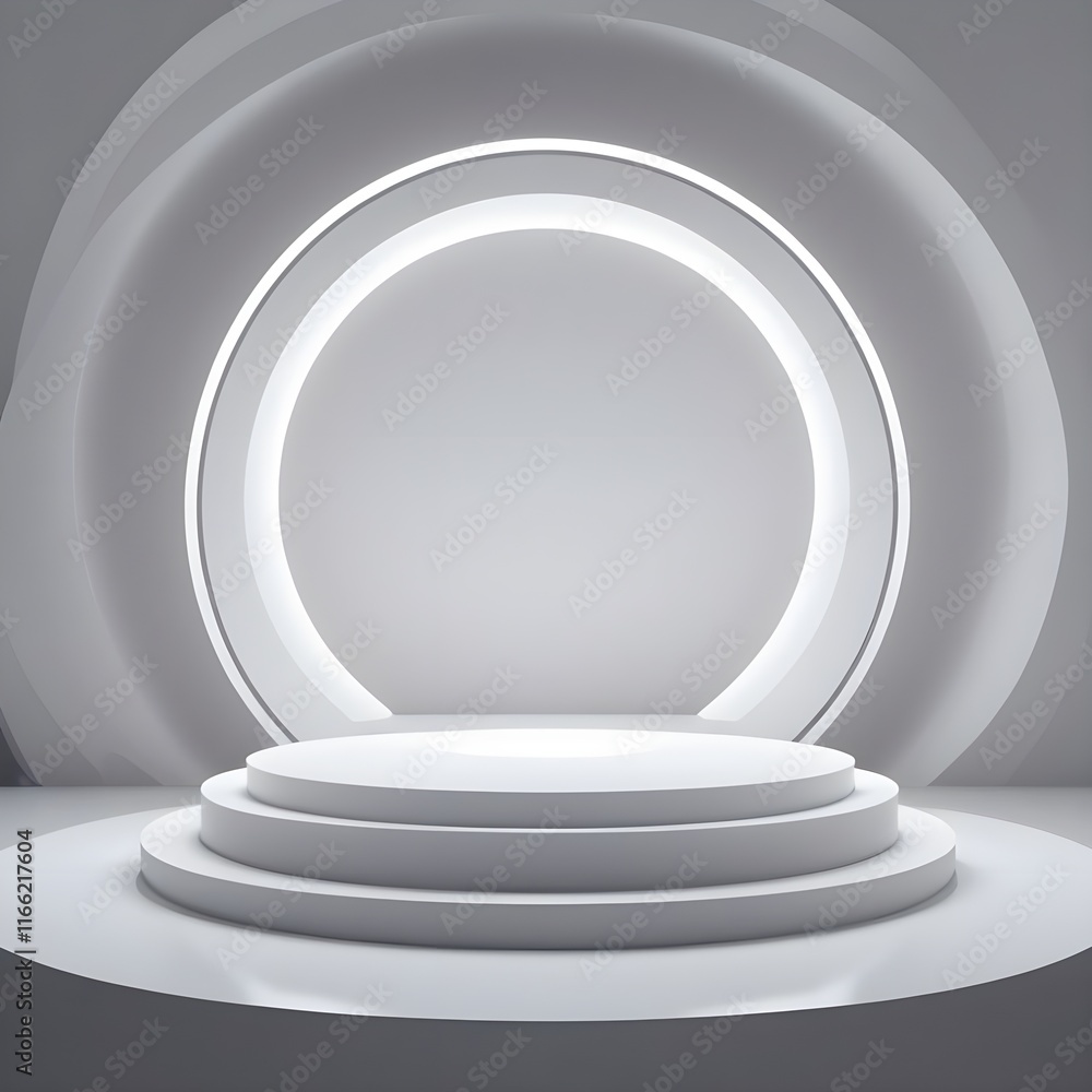 Obraz premium stage with spotlight