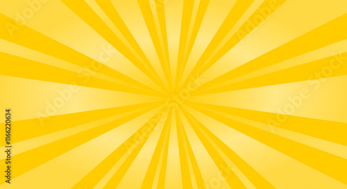 Sunburst yellow strip background