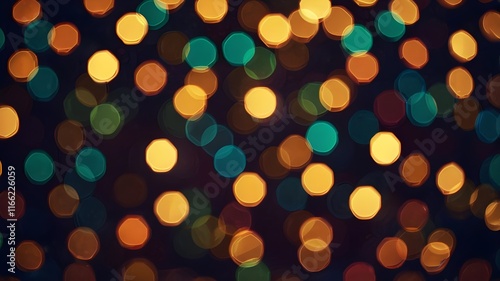 abstract background with bokeh lights
