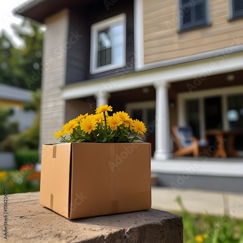 flowers in the street