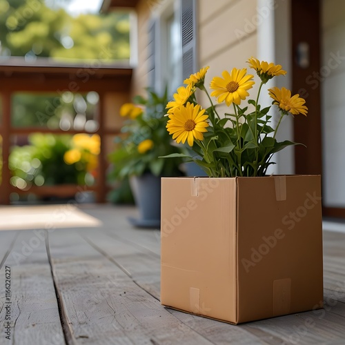 flowers on the windowsill