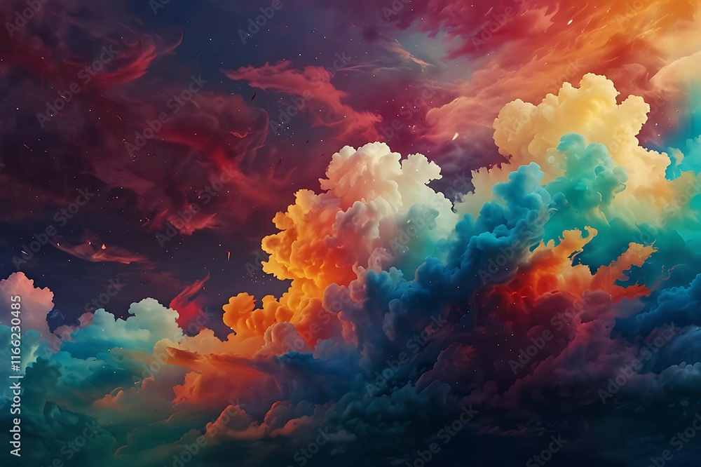 watercolor sky and clouds watercolor sky and clouds