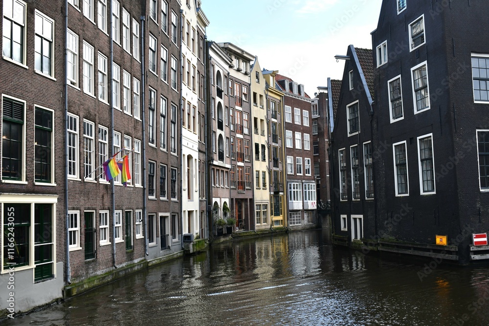 Naklejka premium Amsterdam canals