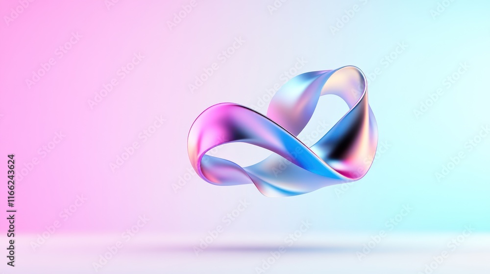 Abstract ribbon design with gradient colors on a soft background. Abstract ribbon design with gradient colors on a soft background.