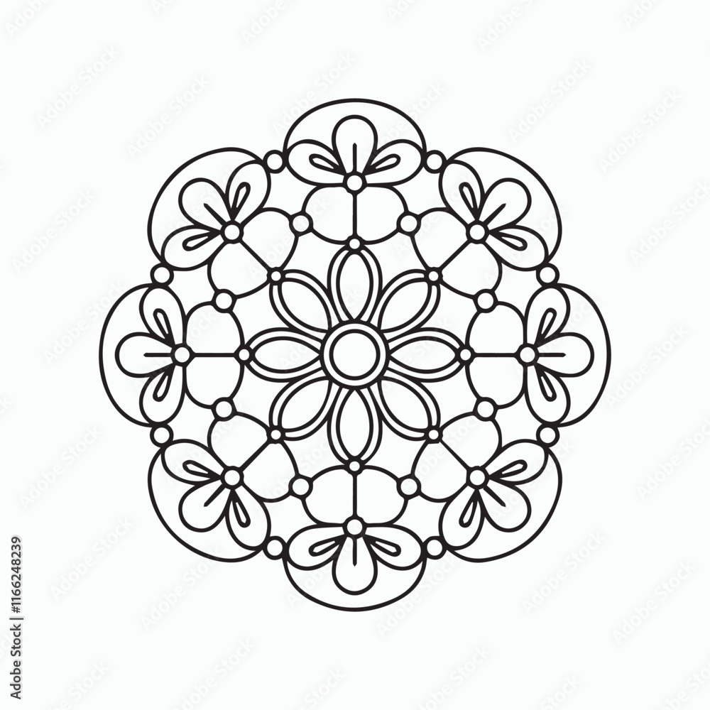 mandala for Henna, Mehndi, tattoos, decorative ornaments in ethnic oriental style, coloring book pages mandala for Henna, Mehndi, tattoos, decorative ornaments in ethnic oriental style, coloring book pages