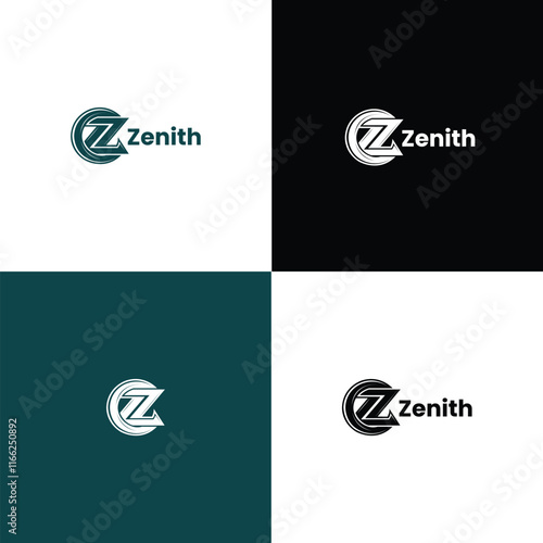 "Zenith Circular Letter Z Logo Design for Corporate Branding, Business Identity, and Modern Creative Solutions"


