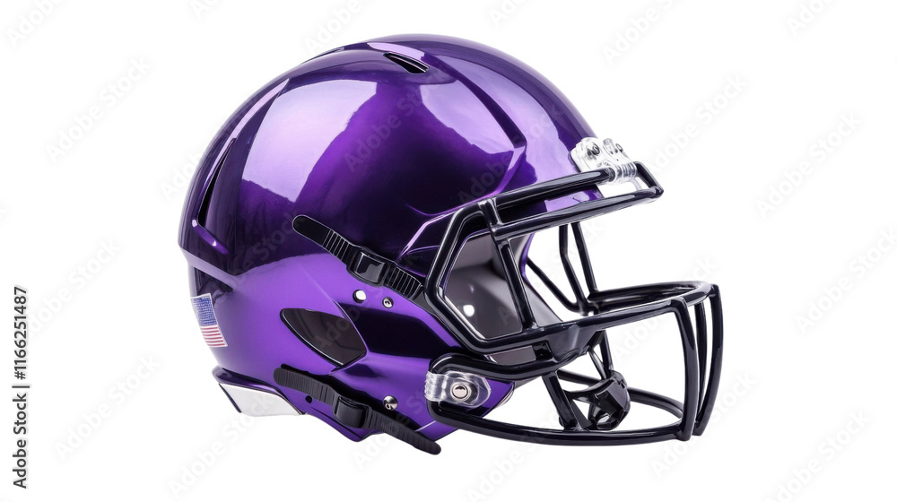 Naklejka premium American football helmet transparent background