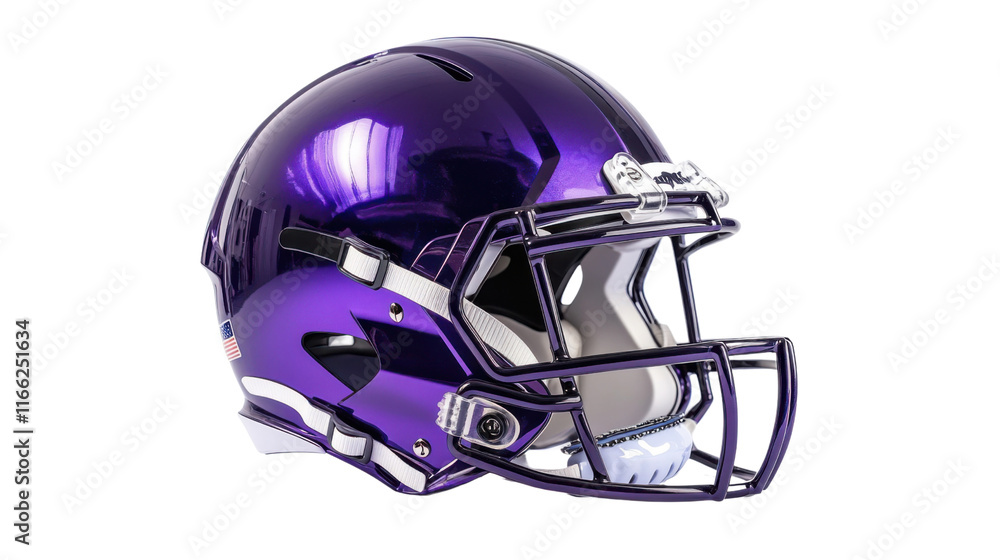 Fototapeta premium American football helmet transparent background