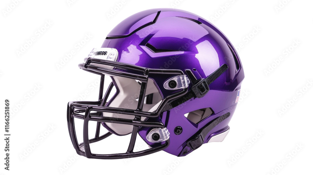 Fototapeta premium American football helmet transparent background