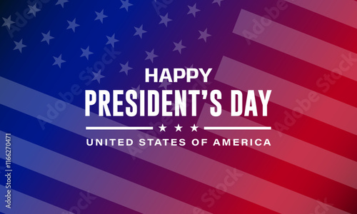 Happy Presidents Day United States Of America Design Background Illustration