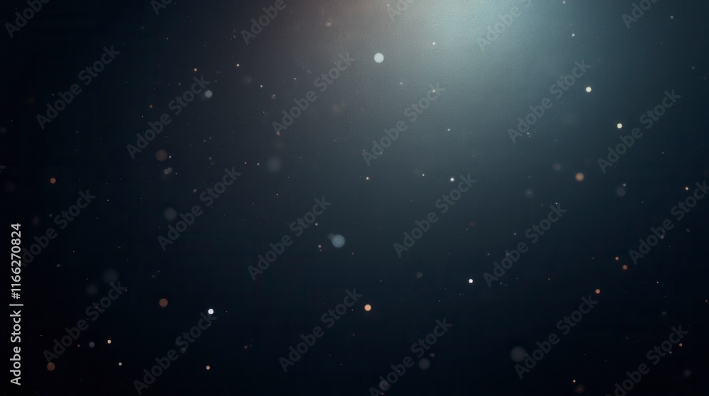 Fototapeta premium Dark Grainy Background With Light Spots Creating Gradient Effect