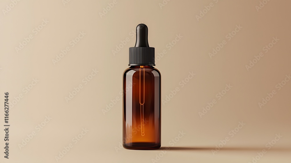 Elegant Brown Glass Bottle with Black Cap Standing on a Wooden Table Surrounded by Warm Natural Light Creating a Cozy and Inviting Atmosphere Elegant Brown Glass Bottle with Black Cap Standing on a Wooden Table Surrounded by Warm Natural Light Creating a Cozy and Inviting Atmosphere