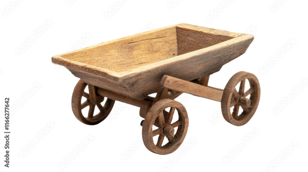 Wooden cart transparent background Wooden cart transparent background