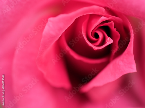 雨上がりの10月に咲いたピンク色のバラ「うらら」