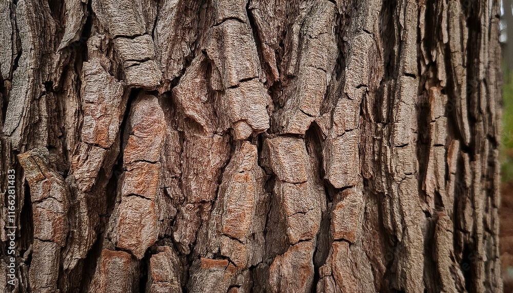 Close-up of tree bark texture. Deep browns and grays create a rough, natural pattern. Close-up of tree bark texture. Deep browns and grays create a rough, natural pattern.