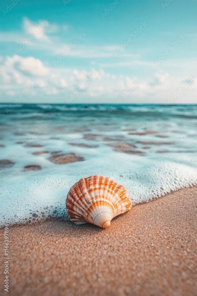 Seashell on Beach Seashell on Beach
