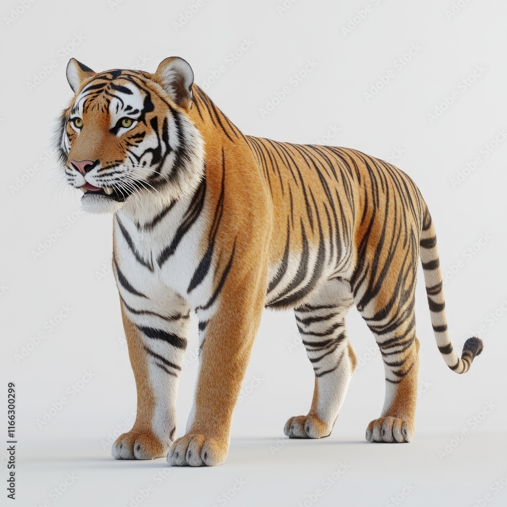 Obraz premium Large Tiger Standing