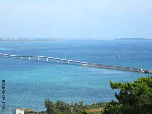 Wallpaper Mural Irabu Bridge seen from Makiyama Observatory, Miyako-jima, Okinawa
 Torontodigital.ca