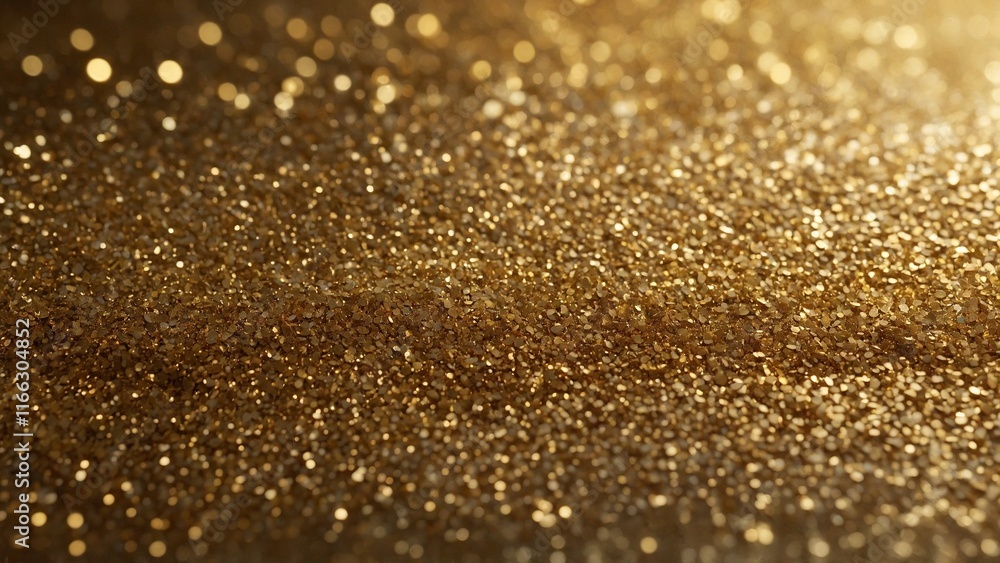 Shiny gold glitter texture with sparkling reflections Shiny gold glitter texture with sparkling reflections