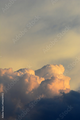 sunset in the clouds