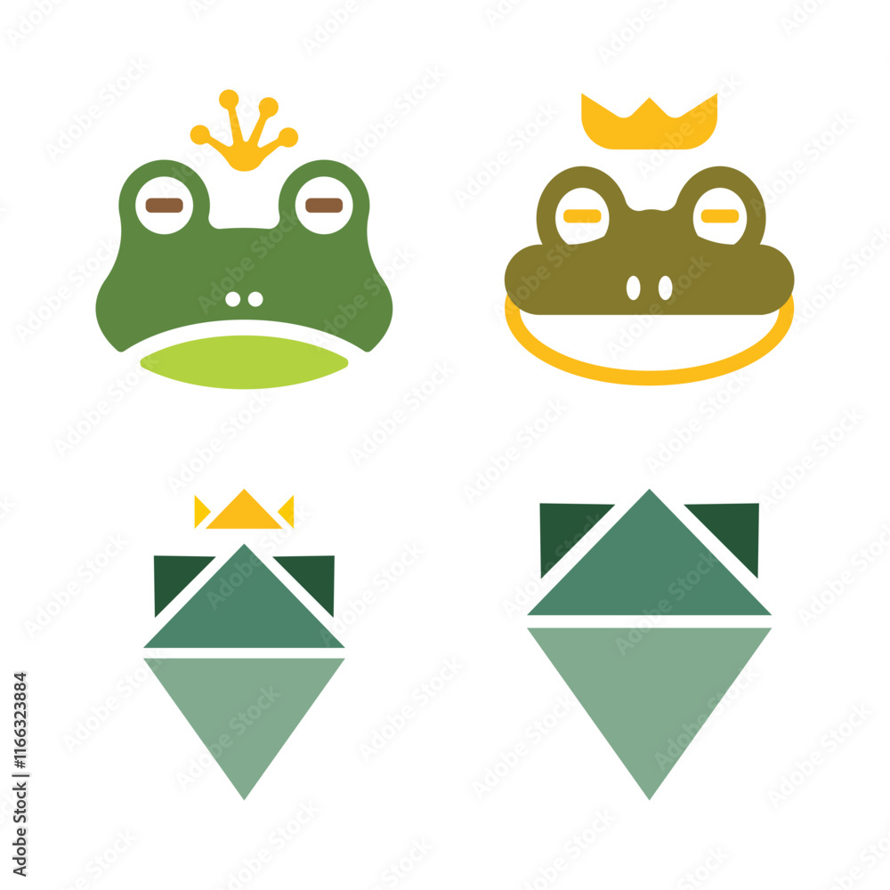 Fototapeta premium Frog Logo Template Icon